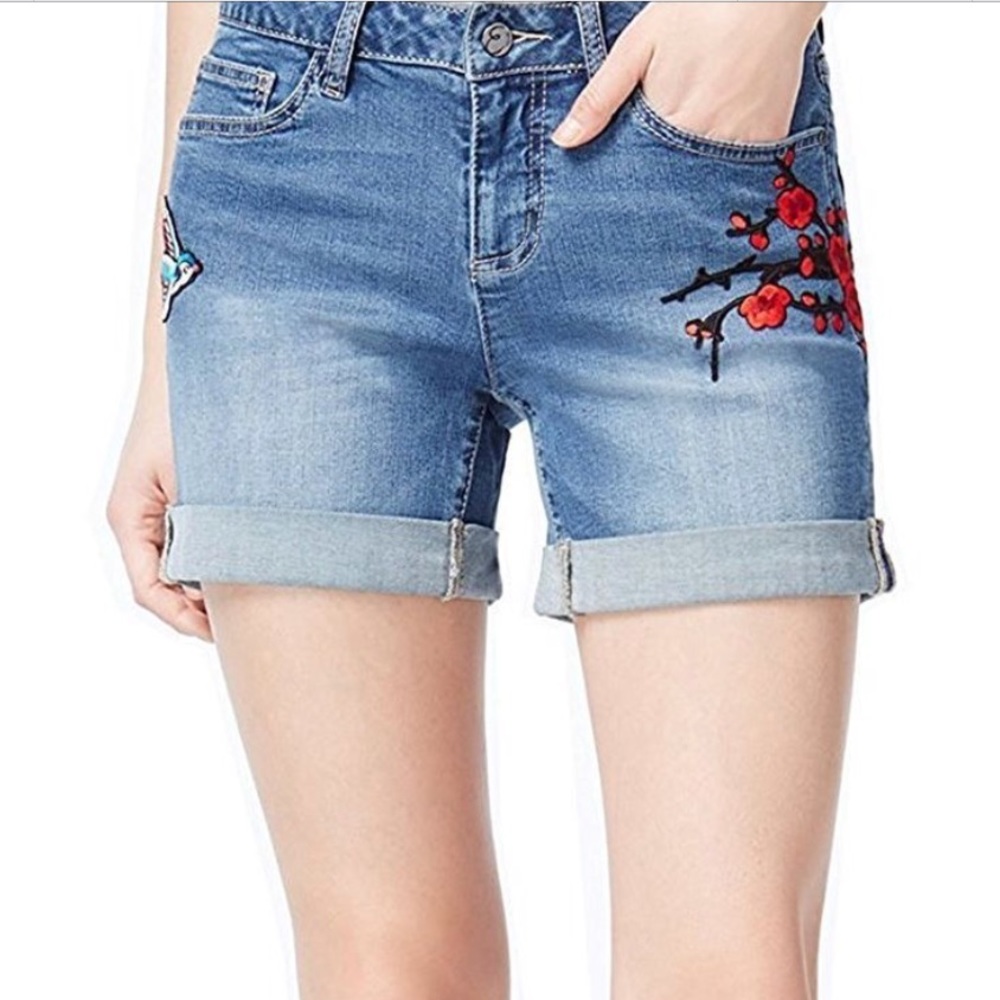 Earl Jeans Patch Jean Shorts